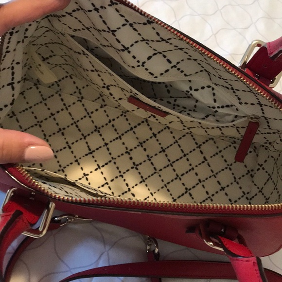 Red Kate Spade tote - Picture 4 of 7